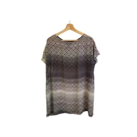 Lane Bryant Ombre Sheer Long Line Tunic Top Womens 14/16 - Picture 8 of 11